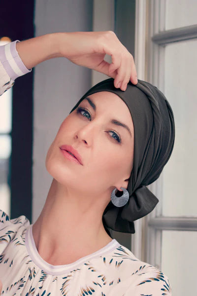 BEATRICE TURBANTE GRIGIO SCURO